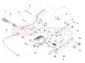 Rear master cylinder - Motoguzzi V9 Bobber 850 ABS 2017