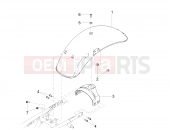 Rear mudguard - Motoguzzi V9 Bobber 850 ABS 2017
