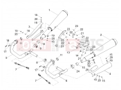 MOTOGUZZI V9 Bobber 850 ABS Exhaust pipe