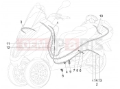 bowden - Piaggio MP3 125 ie 2008-2011 (EMEA)