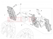 MOTOGUZZI V 85 TT e4 ABS 2019 (EMEA) Front brake caliper