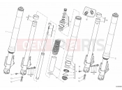 DUCATI 2007 Multistrada 1100 FRONT FORK » FRONT SUSPENSION