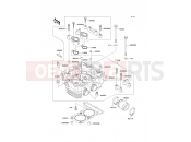Cylinder Head - Kawasaki EL250 (EL250-E1) 1991