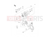 Rear Hub - Kawasaki KLE500 (KLE500-A4) 1994