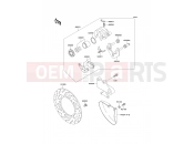 Rear Brake - Kawasaki KLE500 (KLE500-A4) 1994