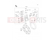 Front Brake - Kawasaki KLX250 (KLX250-E2) 1994