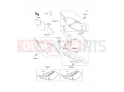 Side Covers/Chain Cover - Kawasaki KLX250 (KLX250-E2) 1994