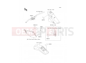 Labels - Kawasaki KLX250 (KLX250-E2) 1994