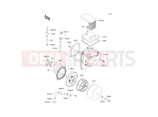 Air Cleaner - Kawasaki D-TRACKER (KLX250-J2) 1999