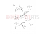 Footrests - Kawasaki D-TRACKER (KLX250-J2) 1999