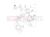 Rear Brake - Kawasaki D-TRACKER (KLX250-J2) 1999