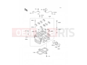 Cylinder Head - Kawasaki ER-5 (ER500-C3) 2003