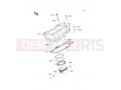 Cylinder/Piston(s) - Kawasaki ER-6f ABS (EX650D9F) 2009