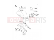 Labels - Kawasaki ER-6f ABS (EX650D9F) 2009