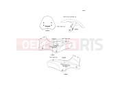 KAWASAKI 2009 Decals(Blue)(Black)(Black)