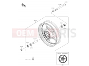 Front Hub - Kawasaki NINJA 650 (EX650KHF) 2017