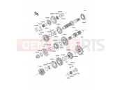 Transmission - Kawasaki ER-6f (EX650CBF) 2011
