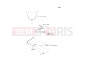 Decals(C.L.Green)(White) - Kawasaki ER-6f (EX650CBF) 2011