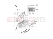 Cylinder Head - Kawasaki VERSYS (KLE650CBF) 2011