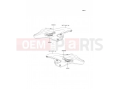 Decals(Gray) - Kawasaki VERSYS (KLE650CBF) 2011