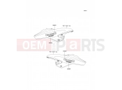 Decals(White) - Kawasaki VERSYS (KLE650CBF) 2011