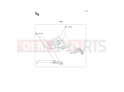 Accessory(Top Case Stay) - Kawasaki VERSYS (KLE650CBF) 2011