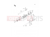 Gear Change Drum/Shift Fork(s) - Kawasaki VERSYS ABS (KLE650DBF) 2011
