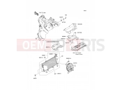 Radiator - Kawasaki VERSYS ABS (KLE650DBF) 2011