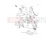 Side Covers/Chain Cover - Kawasaki VERSYS ABS (KLE650DBF) 2011
