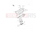 Cylinder/Piston(s) - Kawasaki ER-6f (EX650ECF) 2012