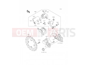 Rear Brake - Kawasaki ER-6f (EX650ECF) 2012