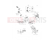 Ignition Switch - Kawasaki ER-6f (EX650ECF) 2012