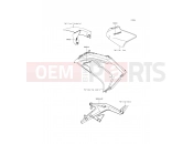 KAWASAKI 2012 Decals(Black)