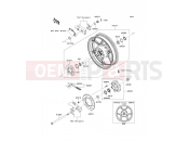 Rear Hub - Kawasaki NINJA 250R (EX250KCF) 2012