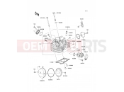 Cylinder Head - Kawasaki D-TRACKER 125 (KLX125DDF) 2013