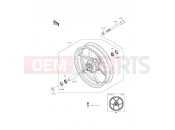 Front Hub - Kawasaki ER-6f (EX650EEF) 2014
