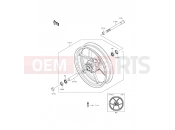 Front Hub - Kawasaki ER-6f ABS (EX650FFF) 2015