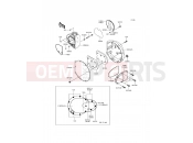 KAWASAKI 2015 Right Engine Cover(s)