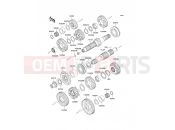 Transmission - Kawasaki W650 (EJ650-A3) 2001