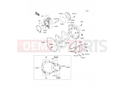 Right Engine Cover(s) - Kawasaki W650 (EJ650-C6P) 2004
