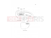 Decals(Blue/Gold) - Kawasaki W650 (EJ650-C6P) 2004