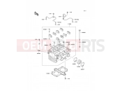 Cylinder Head - Kawasaki KLE500 (KLE500B7F) 2007