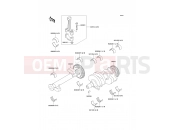 Crankshaft - Kawasaki KLE500 (KLE500B7F) 2007