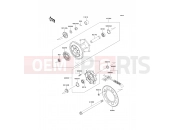 Rear Hub - Kawasaki KLE500 (KLE500B7F) 2007