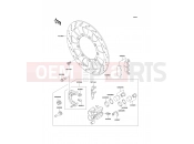Front Brake - Kawasaki KLE500 (KLE500B7F) 2007
