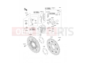 Front Brake - Kawasaki VERSYS (KLE650B7F) 2007