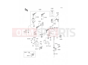 Ignition Switch - Kawasaki GPZ500S (EX500-E2) 1995