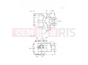 KAWASAKI 1995 Crankcase Bolt Pattern