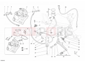 DUCATI 2007 Sportclassic 1000 REAR BRAKE SYSTEM » BRAKING SYSTEM