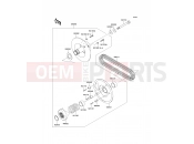 KAWASAKI MULE 600 (KAF400BCF) Driven Converter/Drive Belt